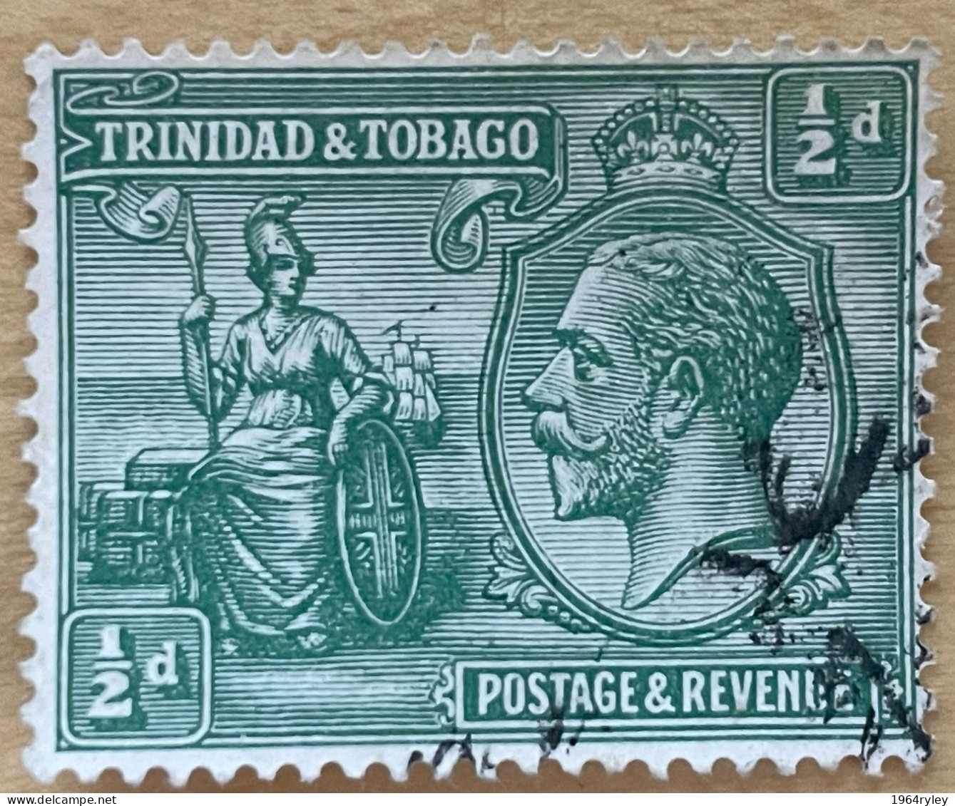 TRINIDAD & TOBAGO - (0) - 1922-1928 -  # 21 - Trinidad & Tobago (...-1961)