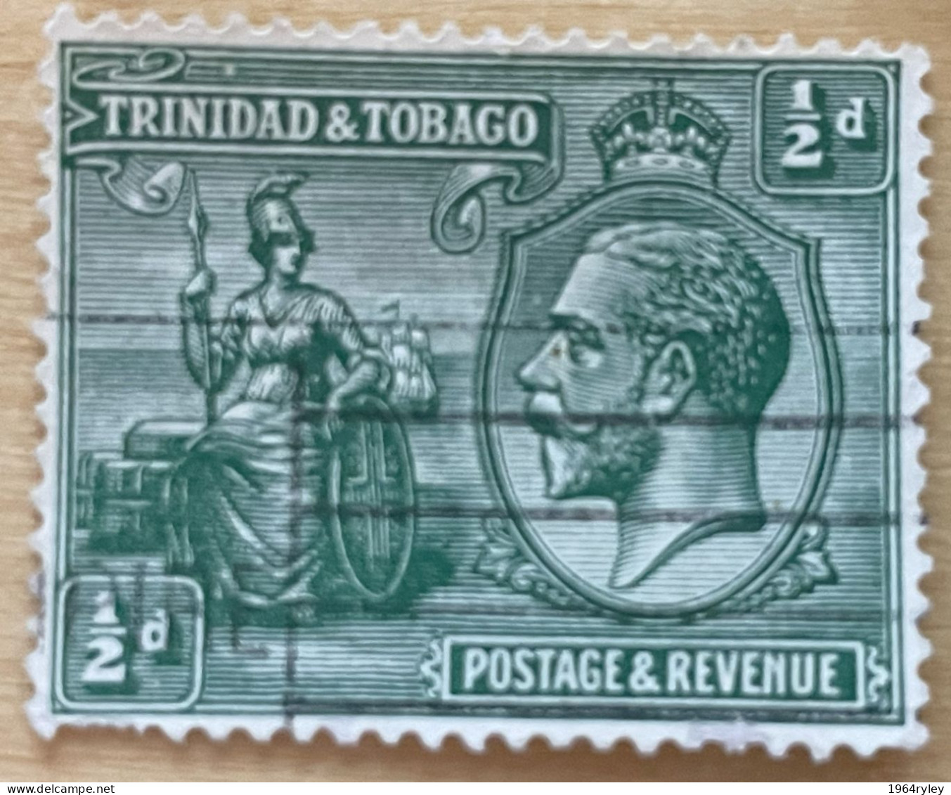 TRINIDAD & TOBAGO - (0) - 1922-1928 -  # 21 - Trinidad & Tobago (...-1961)