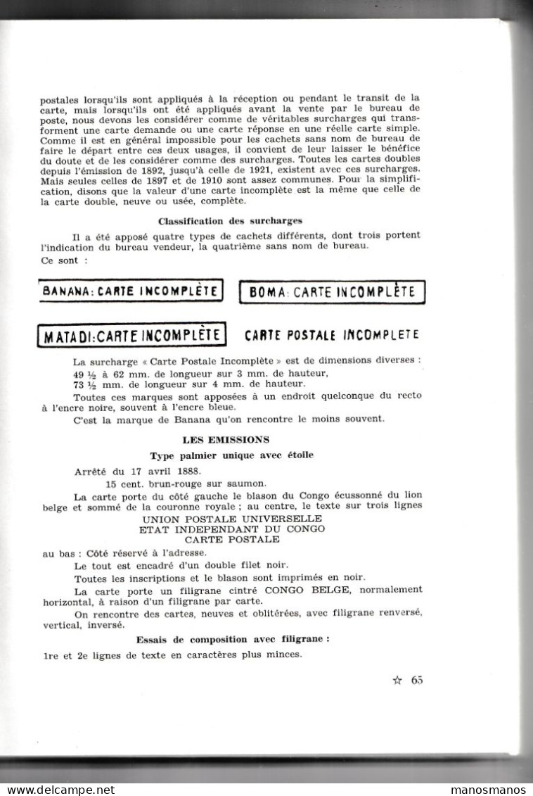 DDEE 916 - La BIBLE Du CONGO - Cinquante Ans D' Histoire Postale , Par Jean Du Four , 1962 , 507 Pages - TB ETAT - Filatelie En Postgeschiedenis