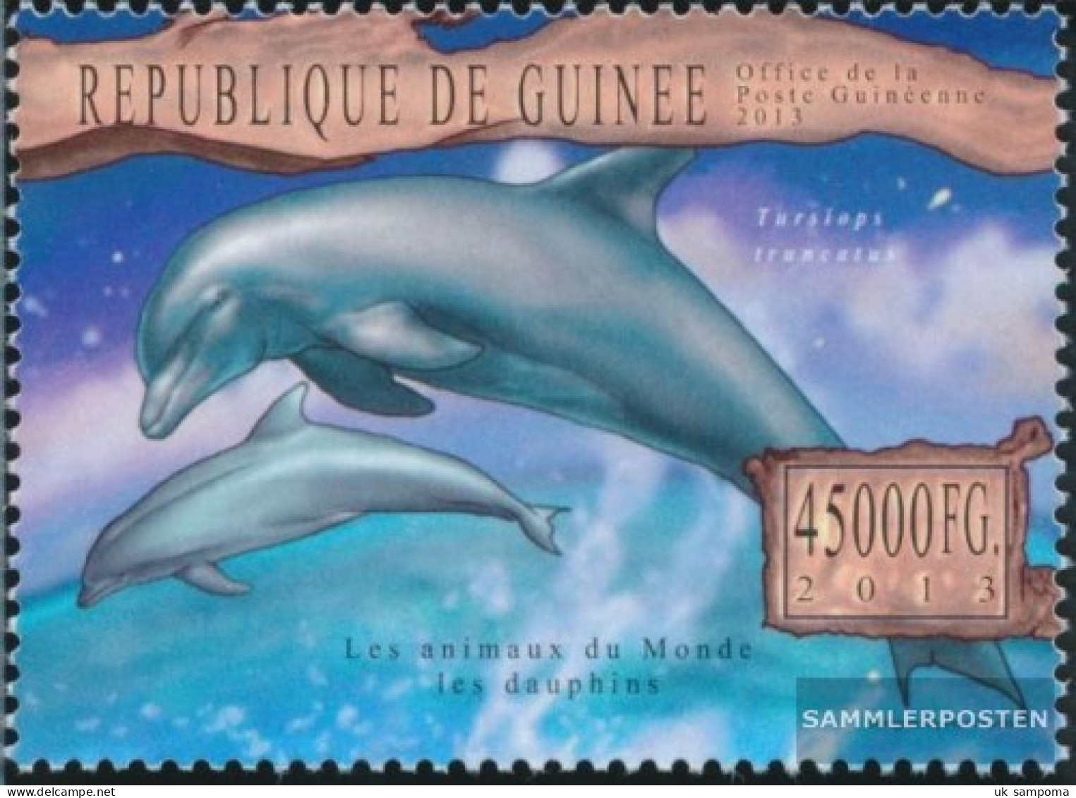 Guinea 9856 (complete. Issue) Unmounted Mint / Never Hinged 2013 Delfine - Guinée (1958-...)