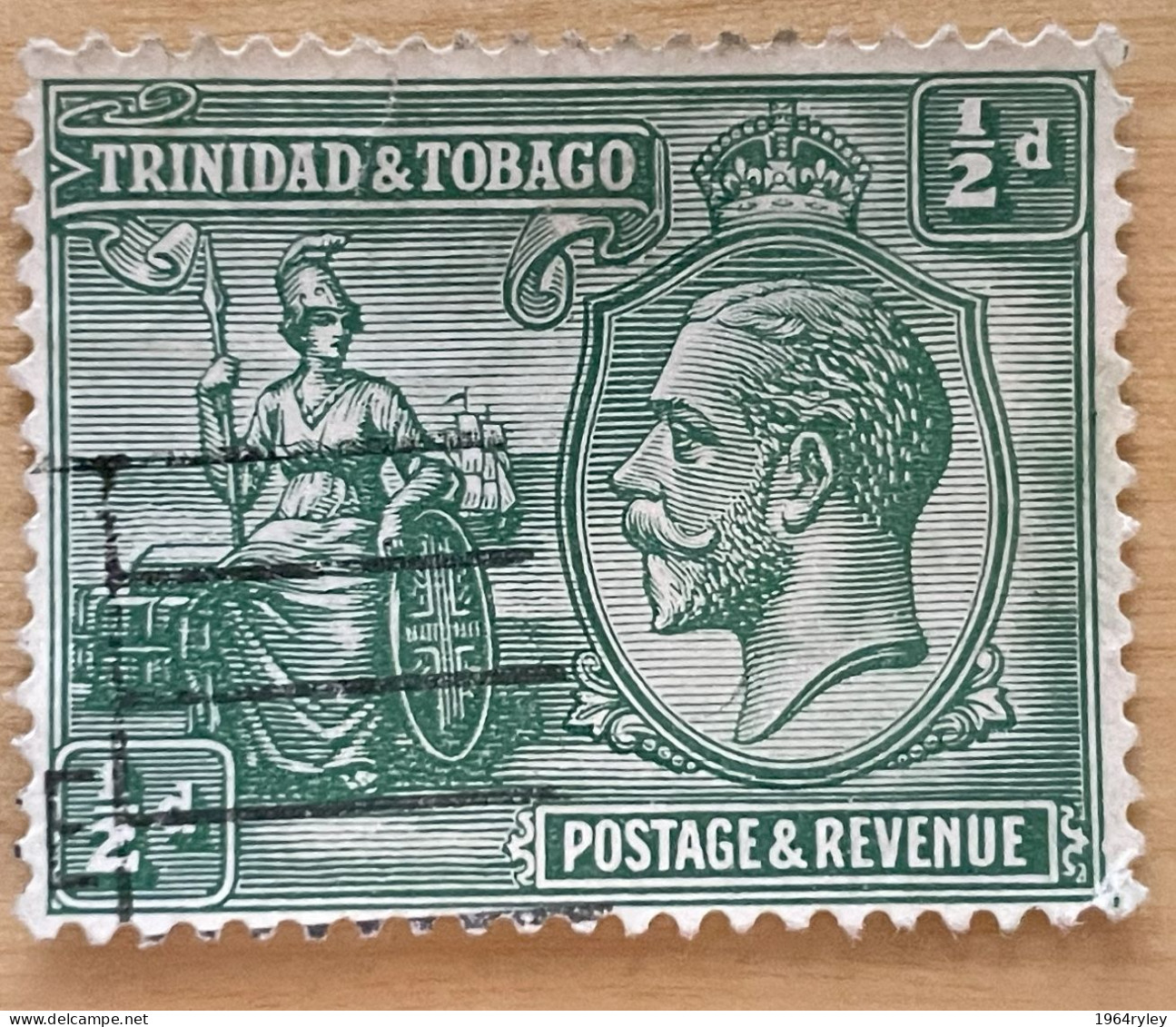 TRINIDAD & TOBAGO - (0) - 1922-1928 -  # 21 - Trinidad & Tobago (...-1961)