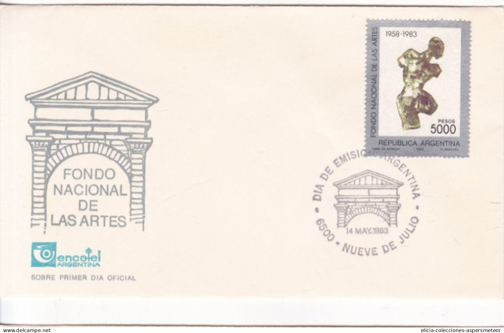 Argentina - 1983 - FDC - National Endowment For The Arts - Caja 30 - FDC
