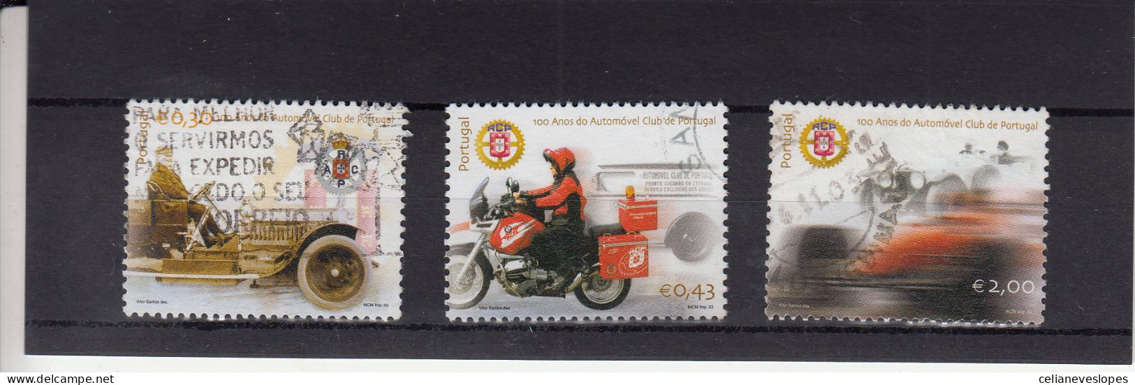 Portugal, (46), Automóvel Clube De Portugal, 2003, Mundifil Nº 2995 A 2997 Used - Used Stamps