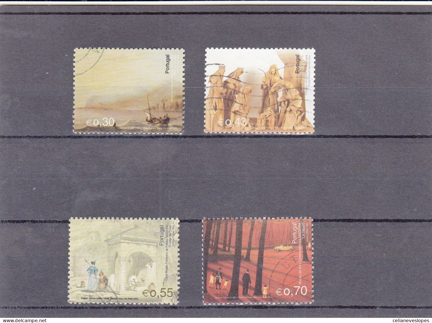 Portugal, (48), Museus Da Madeira, 2003, Mundifil Nº 3007 A 3010 Used - Used Stamps