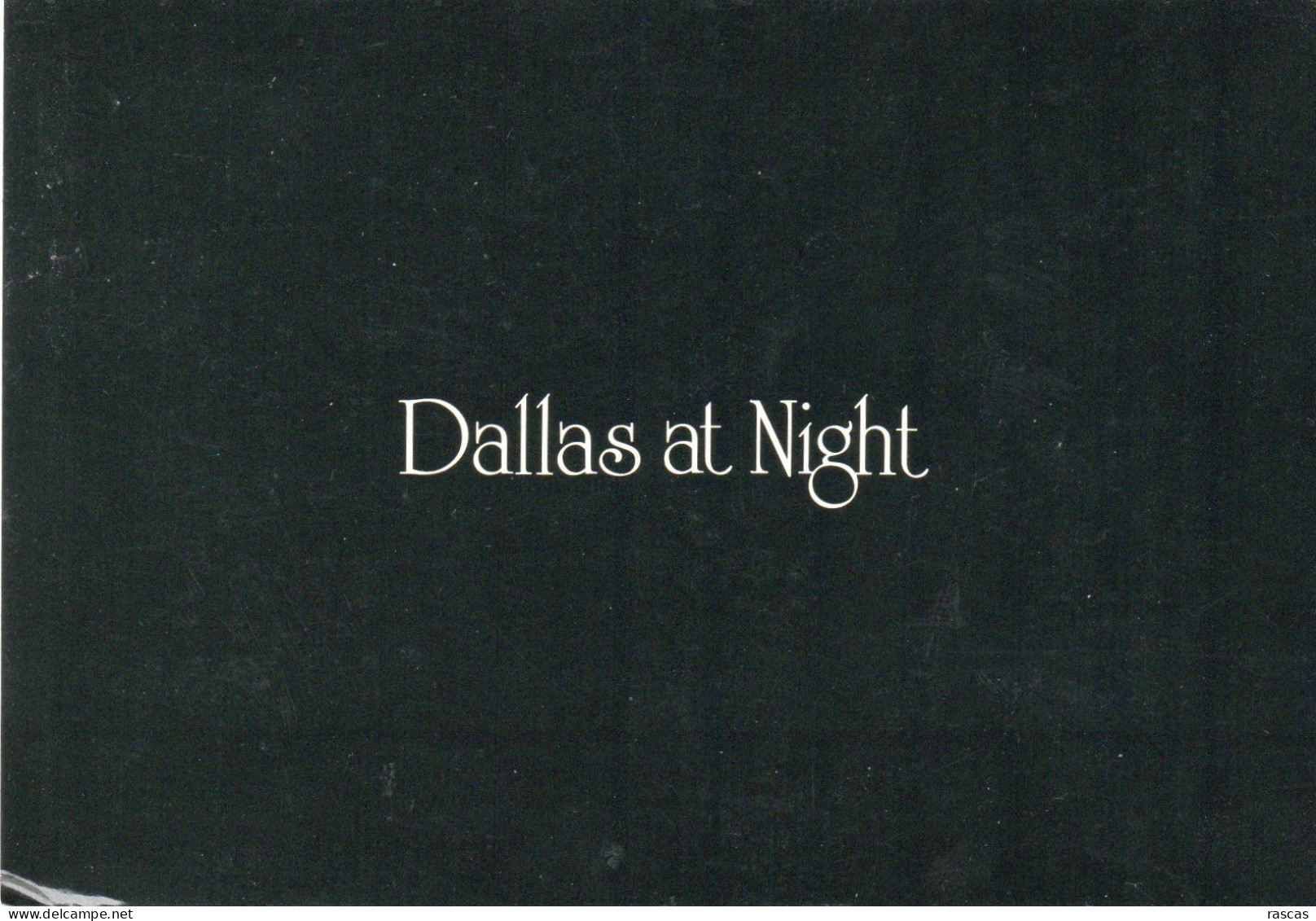 CPM GRAND FORMAT F1 - ETATS UNIS - USA - TEXAS - DALLAS AT NIGHT - Dallas