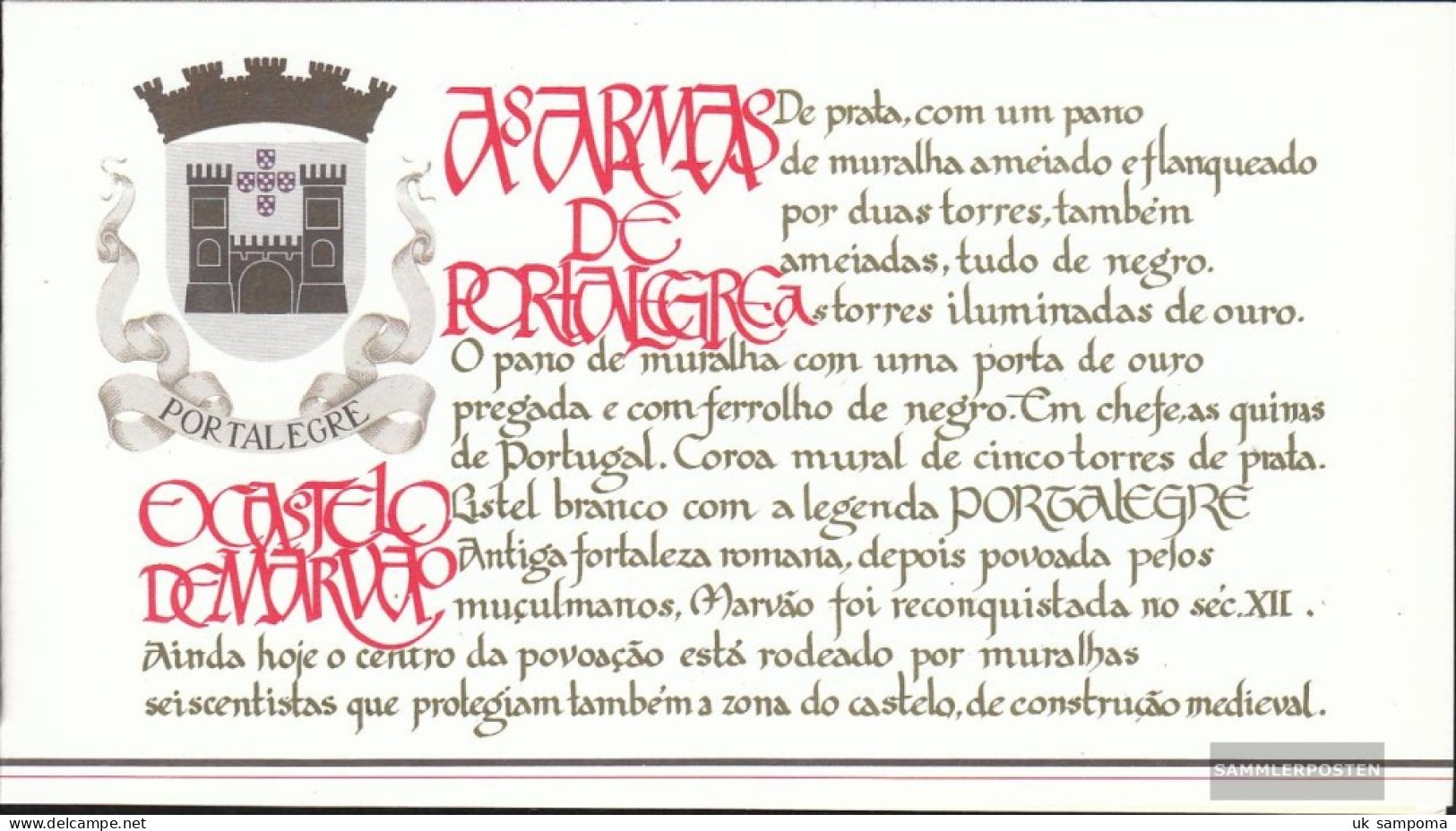 Portugal MH1733 (complete Issue) Unmounted Mint / Never Hinged 1987 Portuguese Fortresses+castles - Carnets