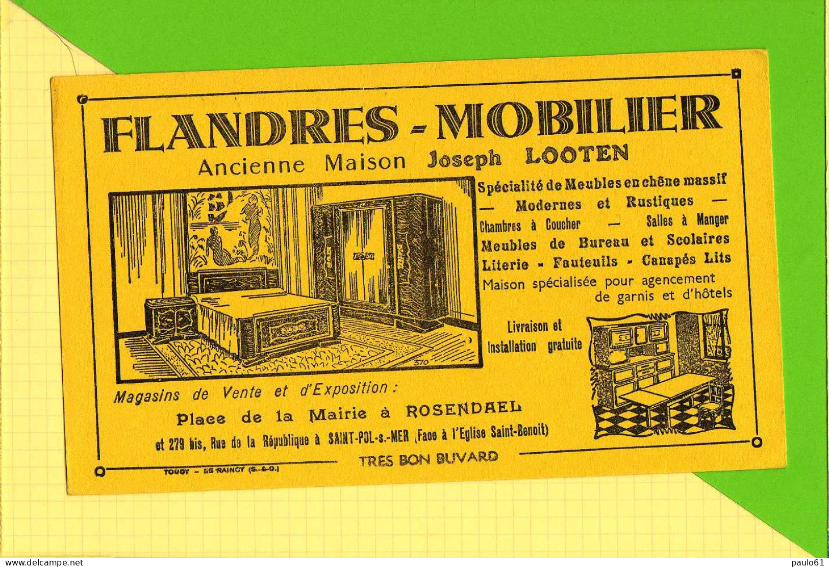 BUVARD & Blotting Paper : Fandres Mobilier Saint Pol Sur Mer Rosendael - Wash & Clean