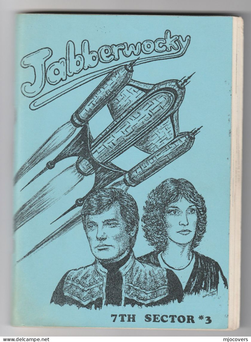 BLAKE'S SEVEN  Fanzine JABBERWOCKY 7th Sector 3, 1986 Blakes 7 - Film/TV