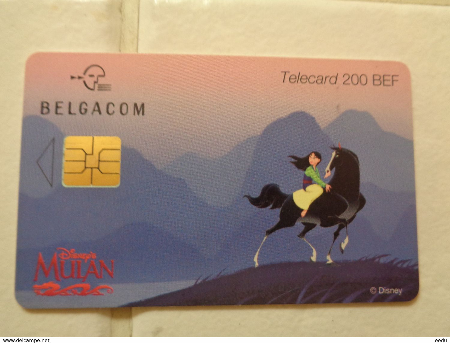 Belgium Phonecard - Disney