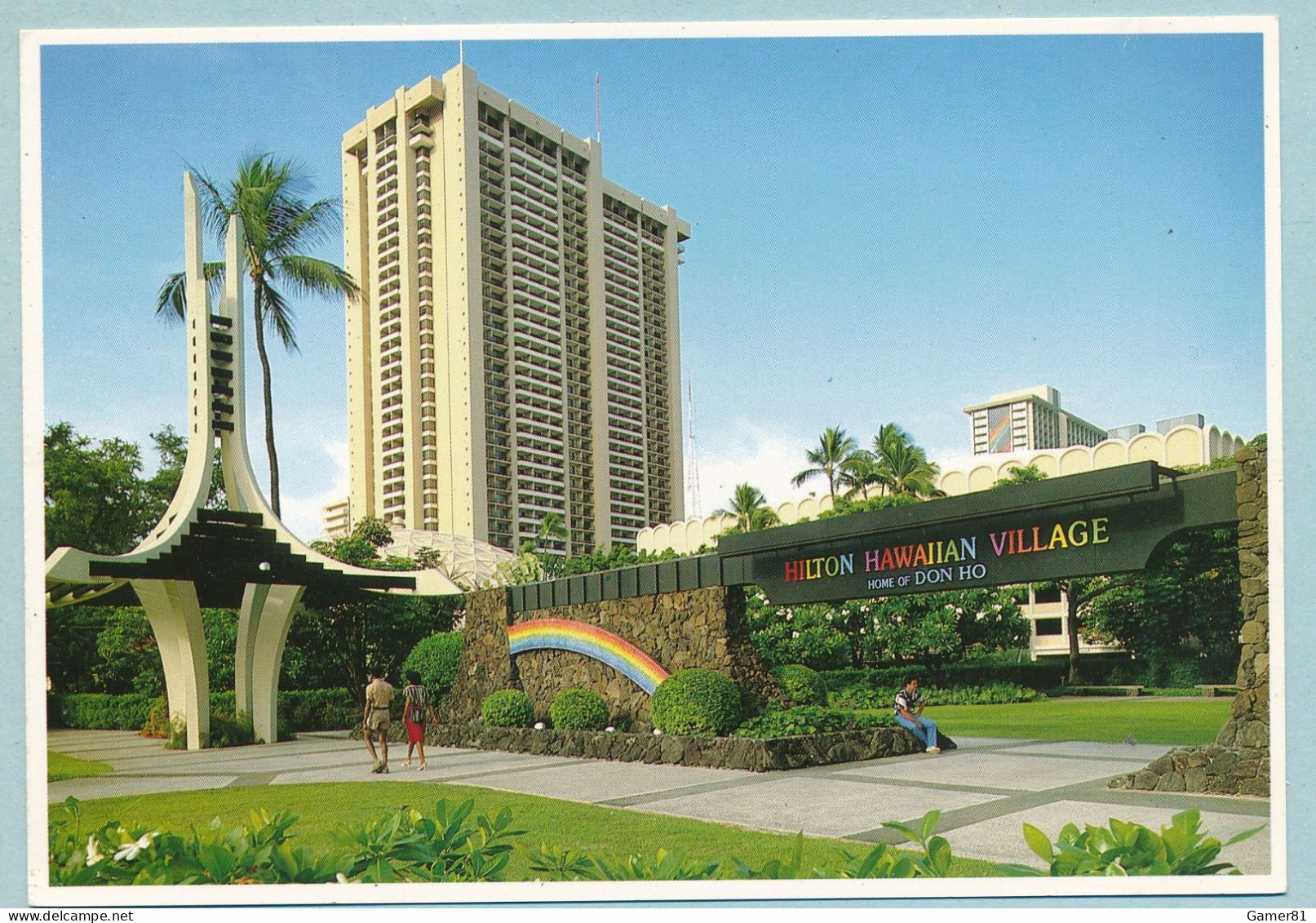 Island Of Oahu - Hilton Hawaiian Village - Waikiki Beach - Front Entrance Of New Tapa Tower - Oahu