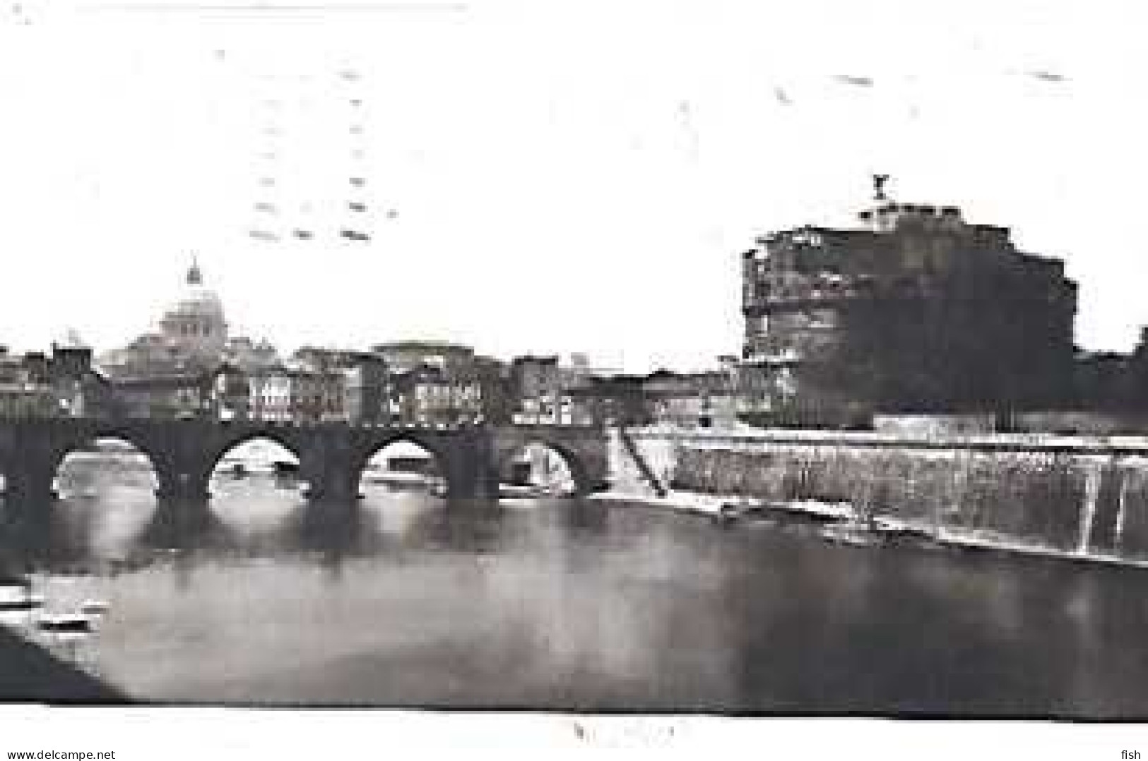 Italy & Marcofilia, Roma Ponte E Castel De S. Angelo, Paço De Arcos Portugal 1937 (817) - Castel Sant'Angelo