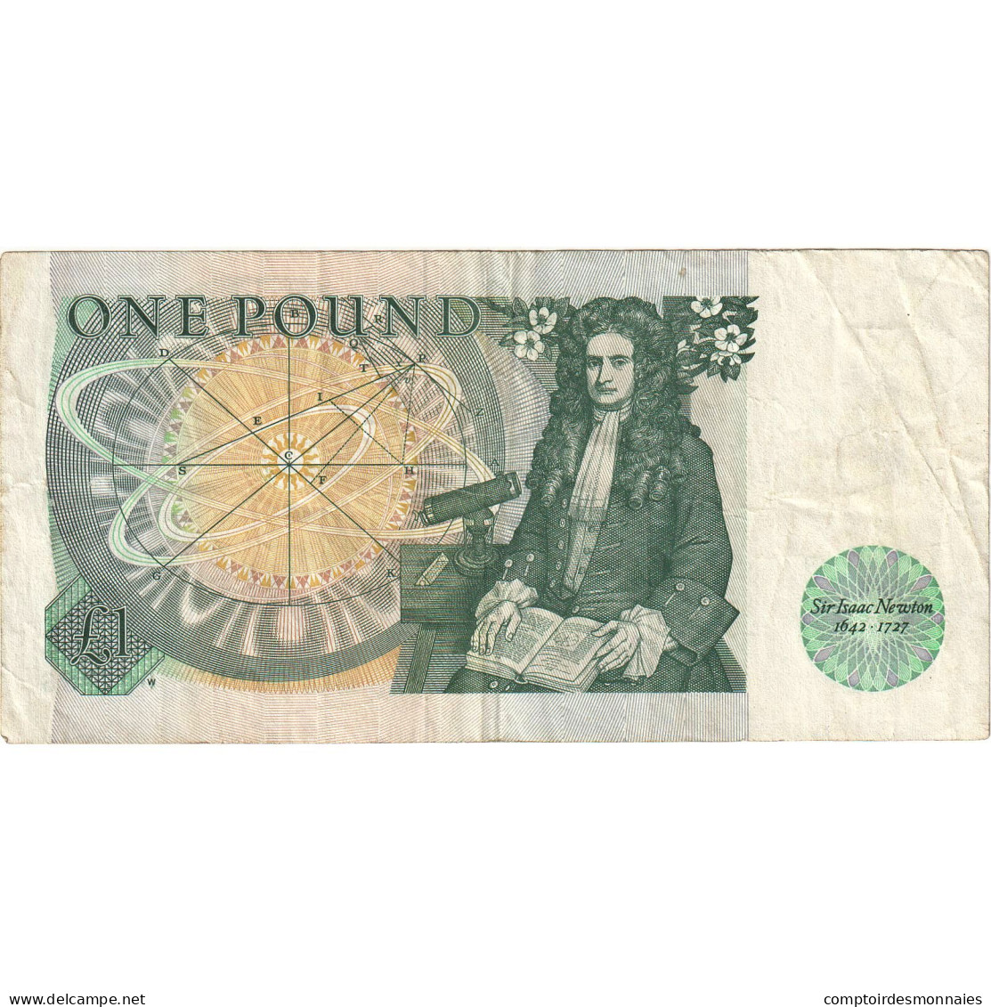 Billet, Grande-Bretagne, 1 Pound, Undated (1981-84), KM:377b, TB+ - 1 Pond