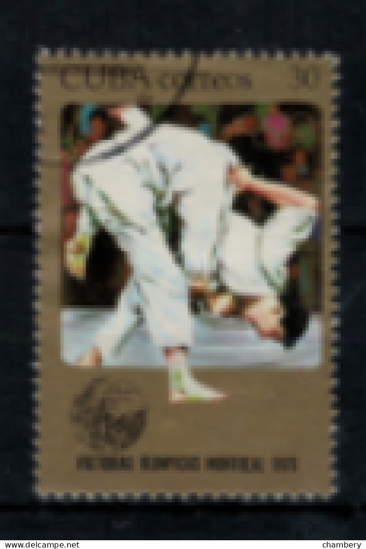 Cuba - "Victoires Cubaines Aux Jeux De Montréal : Rodriguez : Judo Léger : Or" - Oblitéré N° 1980 1976 - Usados