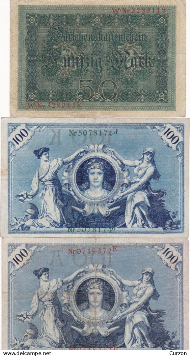 Kleines Konvolut An Reichsbanknoten - Sammlungen