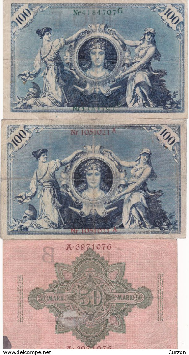 Kleines Konvolut an Reichsbanknoten