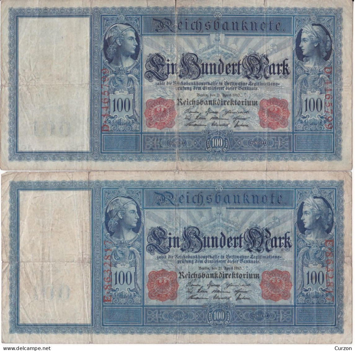 Kleines Konvolut an Reichsbanknoten