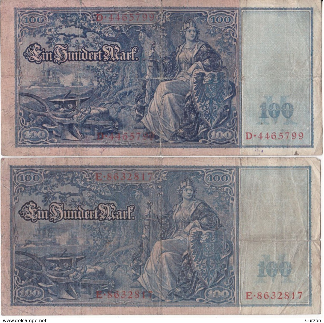 Kleines Konvolut an Reichsbanknoten