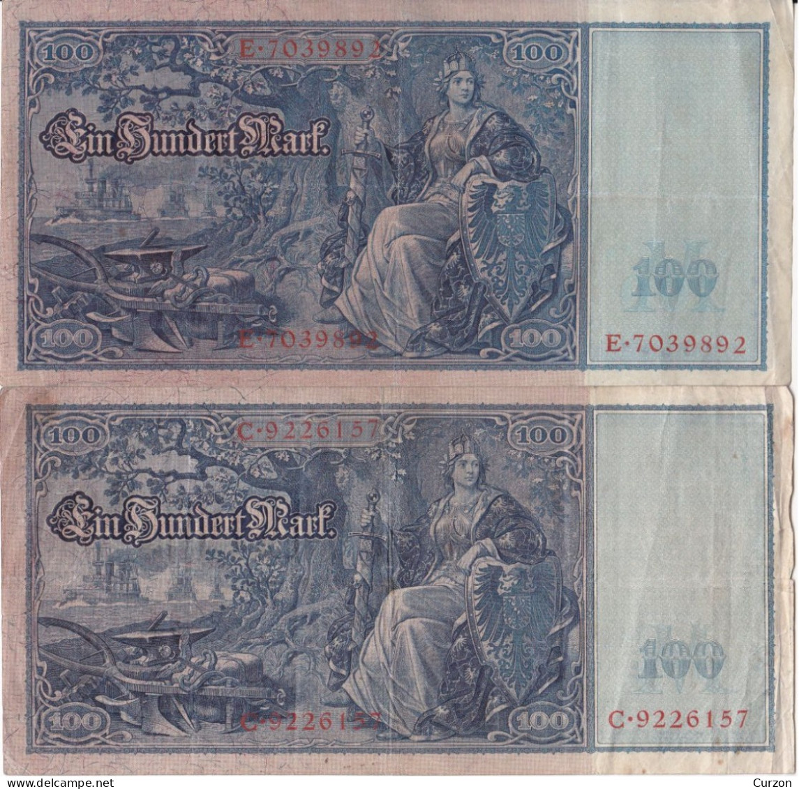 Kleines Konvolut an Reichsbanknoten