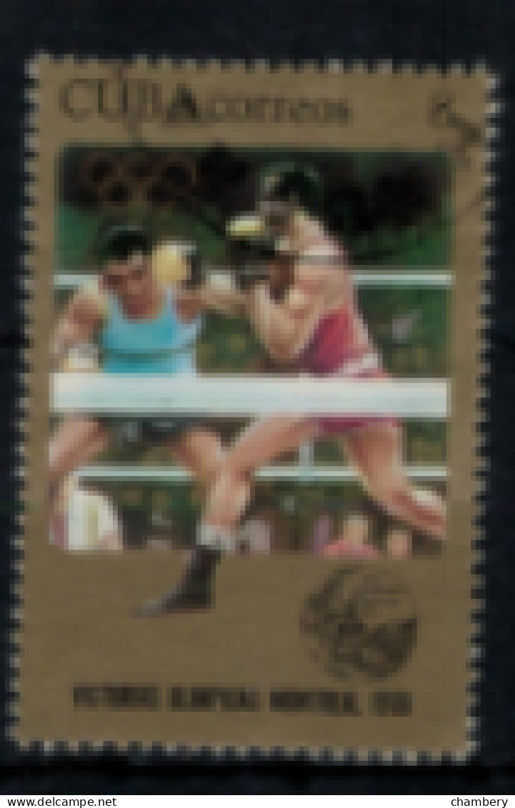 Cuba - "Victoires Cubaines Aux Jeux De Montréal : Boxes" - Oblitéré N° 1978 1976 - Usados