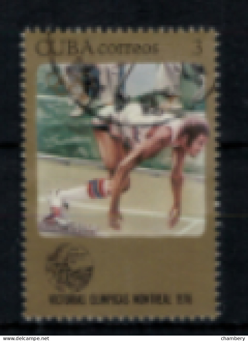 Cuba - "Victoires Cubaines Aux Jeux De Montréal : Juantotorena Au 400 M : Or" - Oblitéré N° 1976 1976 - Used Stamps