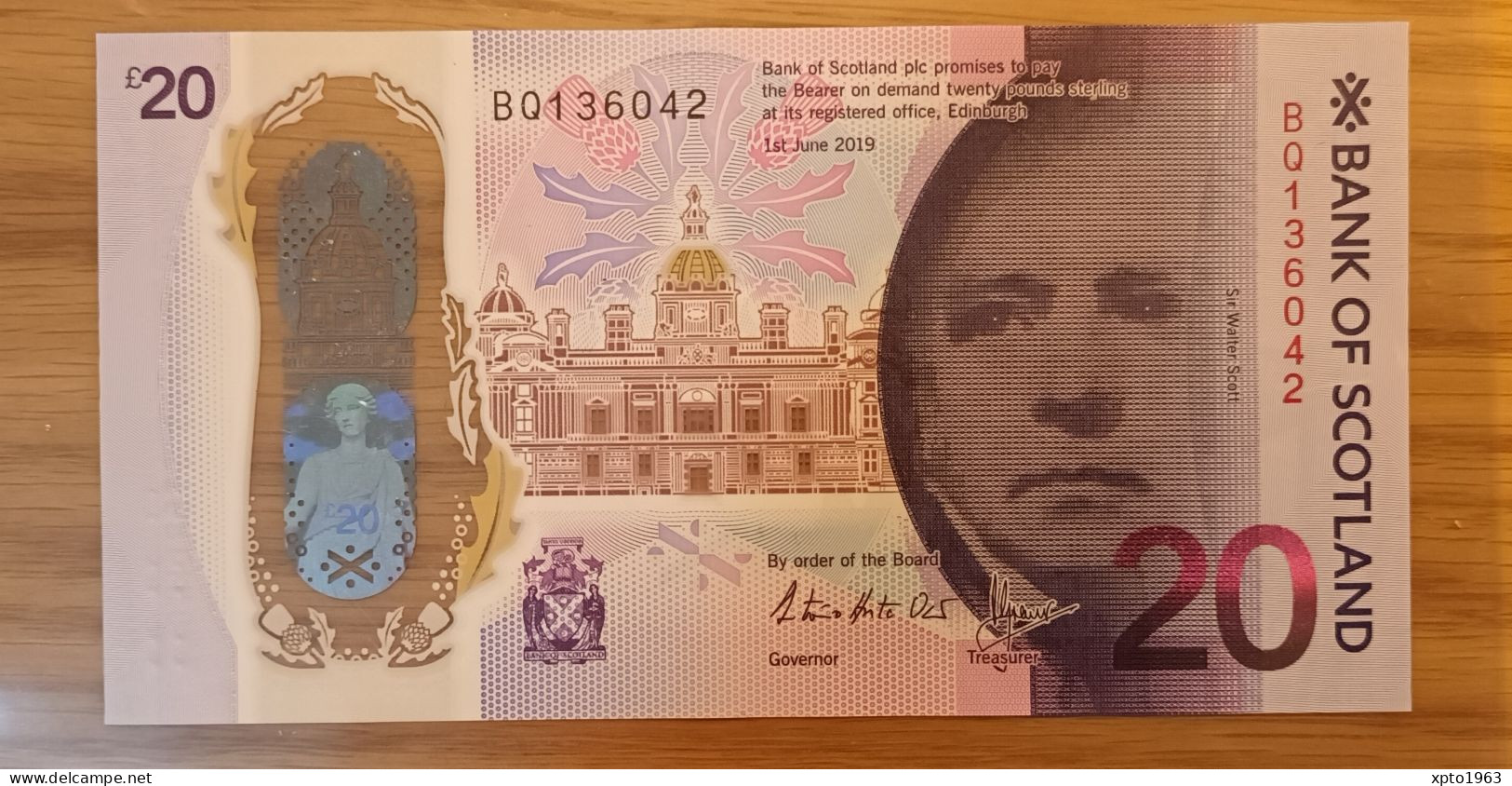 SCOTLAND - 2019 Bank Of Scotland 20 Pounds Queensferry Crossing BQ Prefix - 20 Pounds