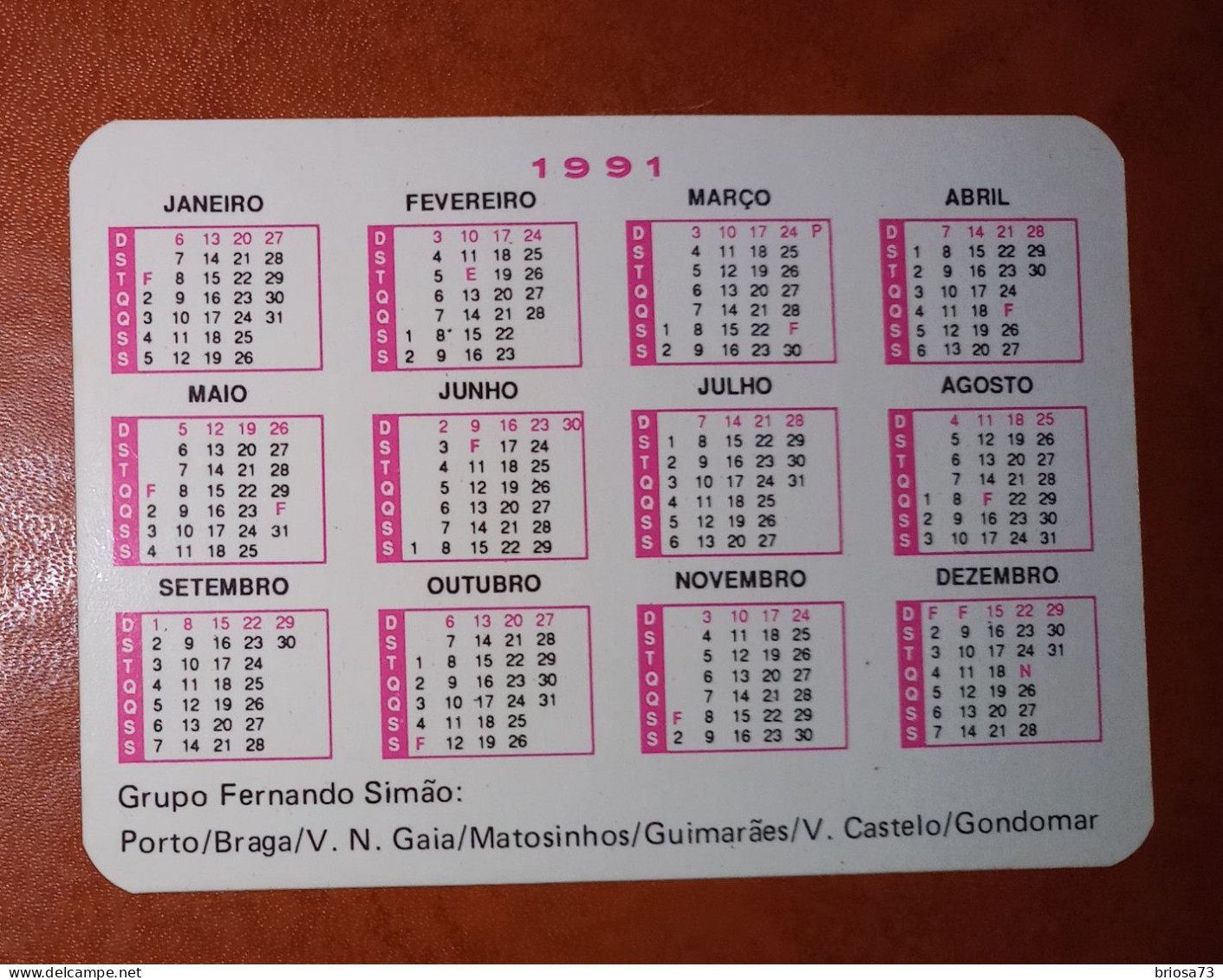 CALENDRIER DE POCHE. Opel Corsa - Petit Format : 1981-90