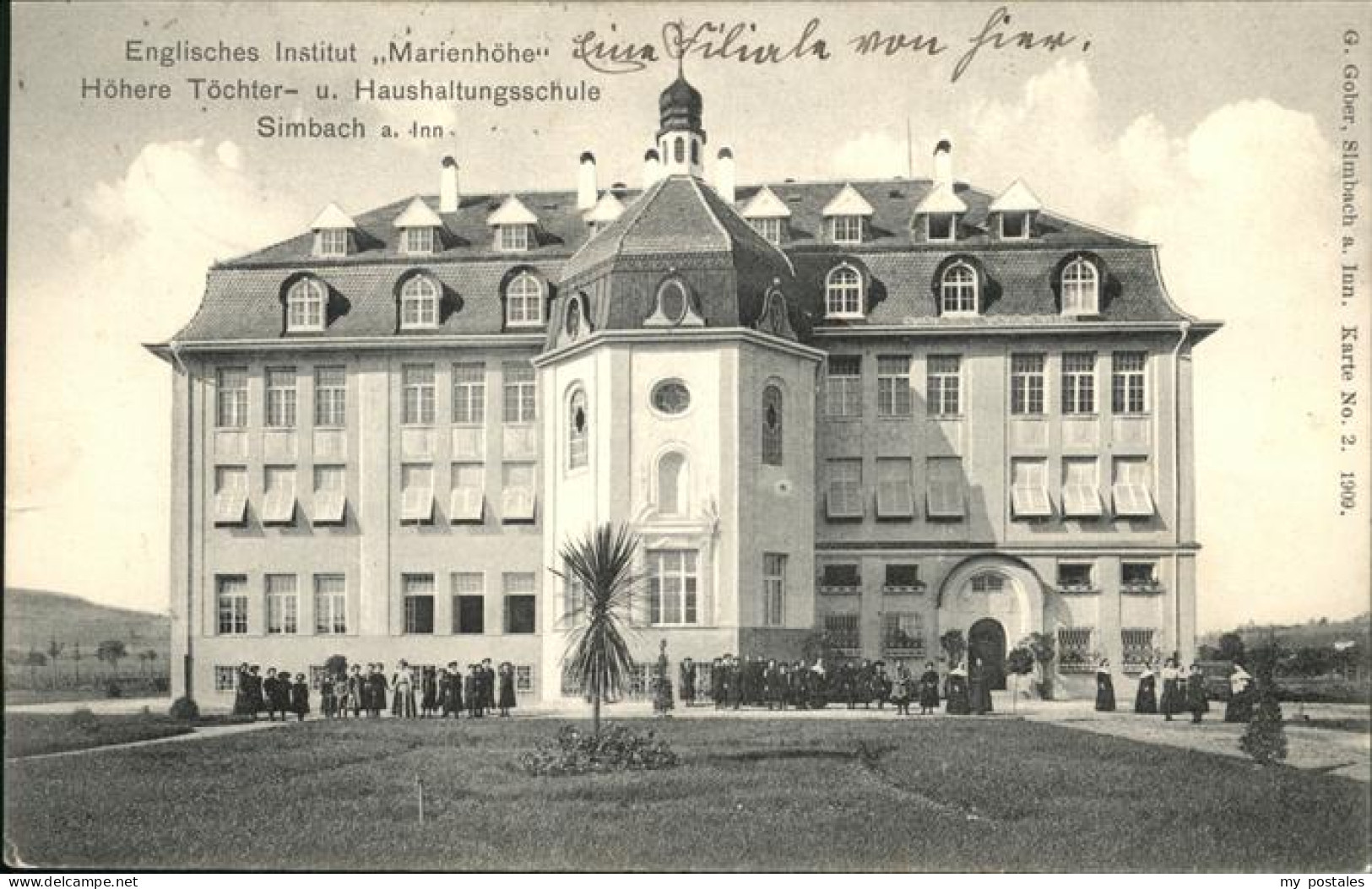 41348326 Simbach Inn Englisches Institut Marienhoehe Toechter- Und Haushaltungss - Simbach