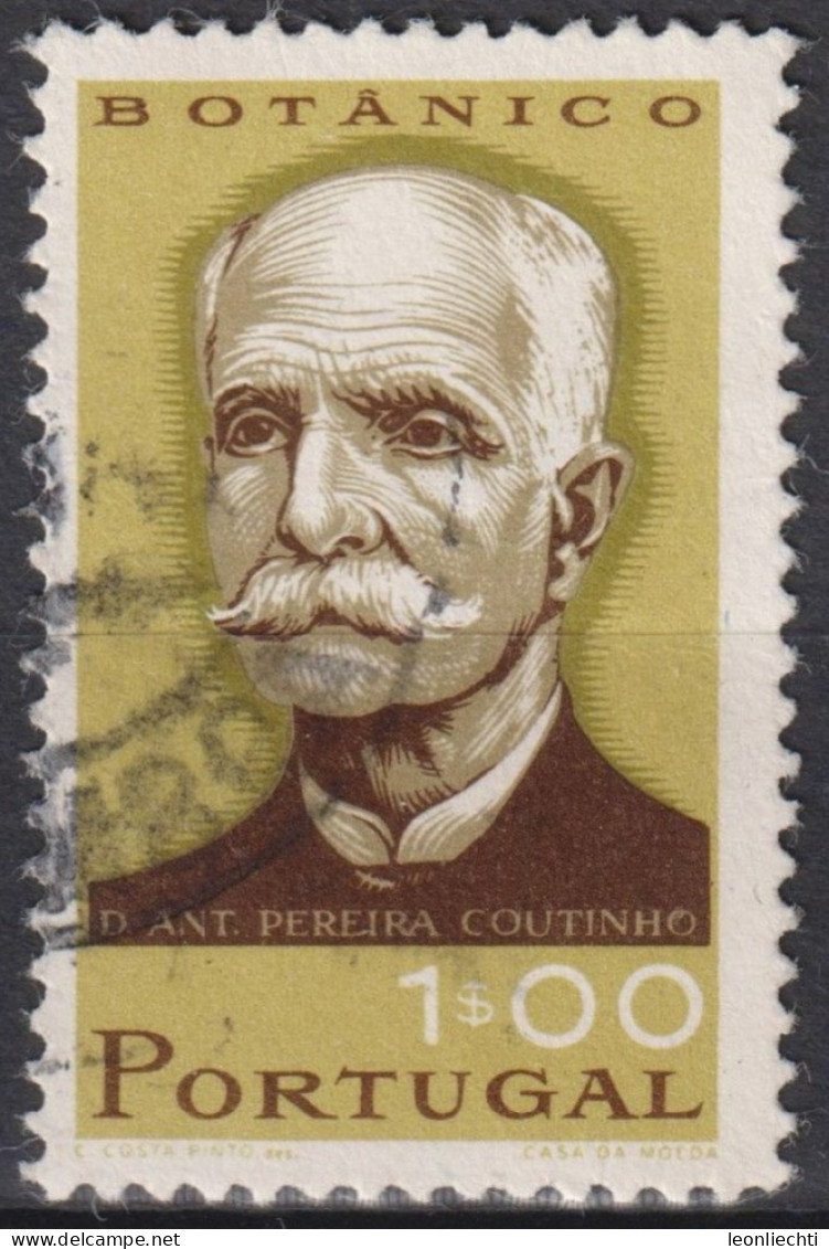 1966 Portugal ° Mi:PT 1017, Sn:PT 985, Yt:PT 998, Antonio Xavier Pereira Coutinho (1851-1939) Botanist - Used Stamps