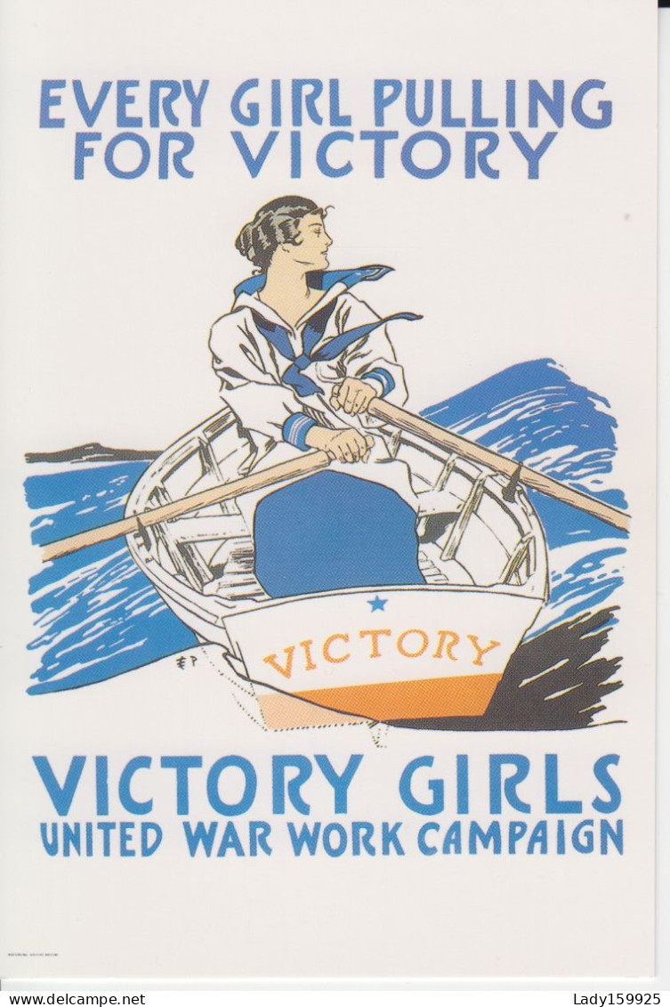 Every Girl Pulling For Victory.''Victory Girls '' United War Work Campaign For War Workers  USA PC-146  CPM 2 Sc - Otros & Sin Clasificación