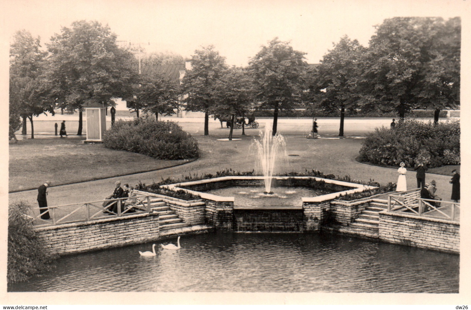 Reval (Estonie, Eesti) Park Ou Garden - Carte De 1940 - Estland