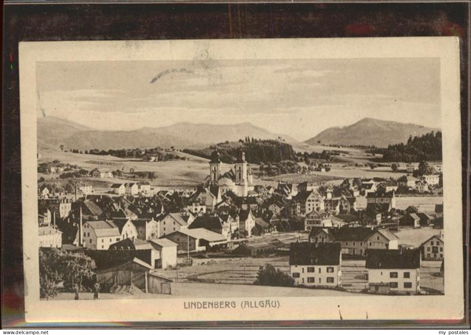 41348114 Lindenberg Allgaeu Ortsansicht Mit Kath. Pfarrkirche Lindenberg - Lindenberg I. Allg.