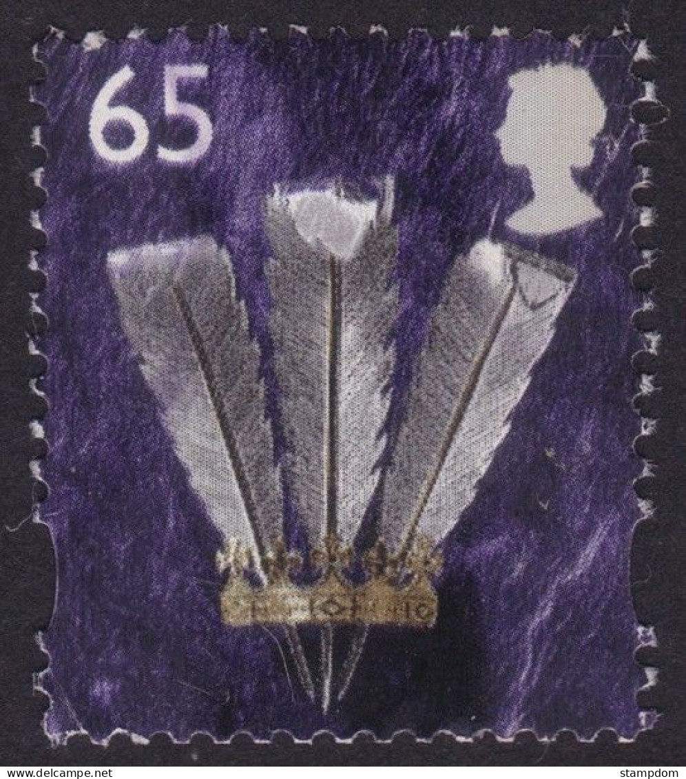 GREAT BRITAIN 2002 Wales & Monmouthshire 65p Feathers Sc#17 - USED @R120 - Galles