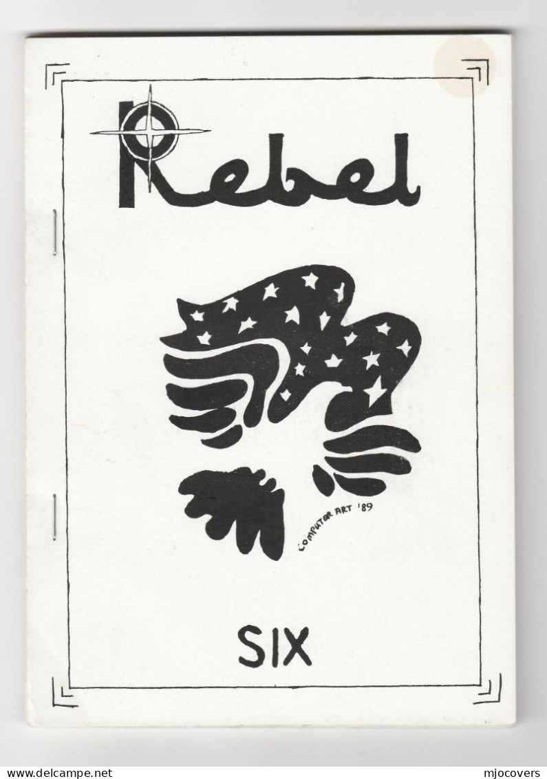 BLAKE'S SEVEN  Fanzine REBEL 6,  1989 Blakes 7 - Film/ TV Adaptations