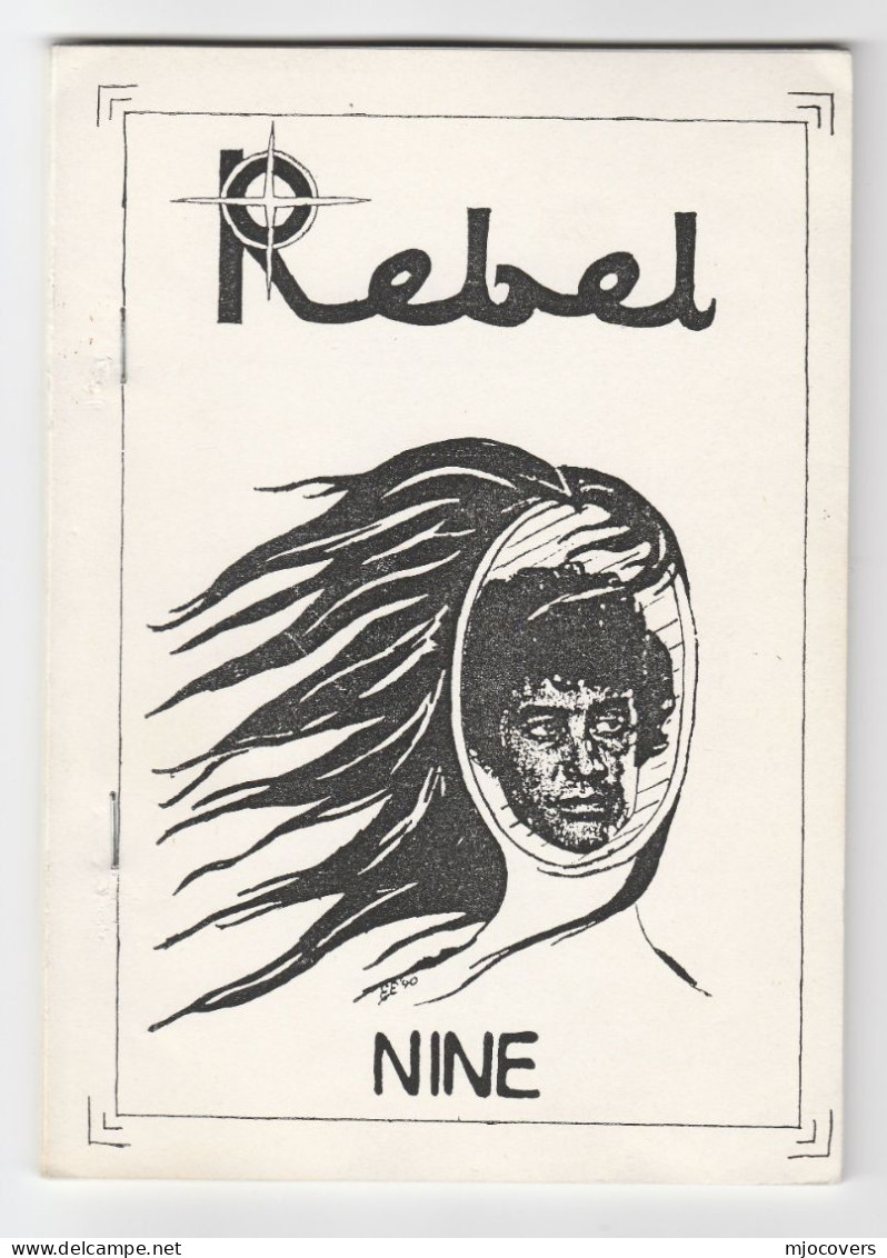 BLAKE'S SEVEN  Fanzine REBEL 9,  1990 Blakes 7 - Film/TV