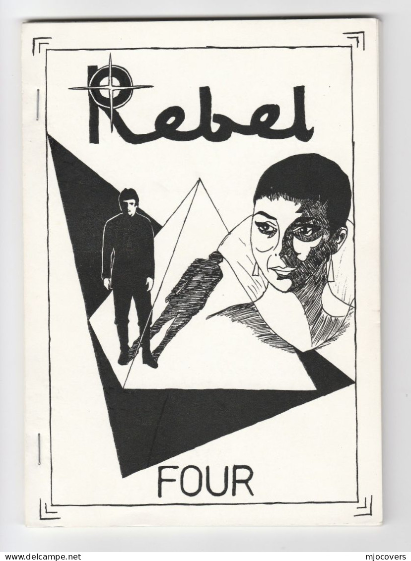 BLAKE'S SEVEN  Fanzine REBEL 4,  1988 Blakes 7 - Fantascienza