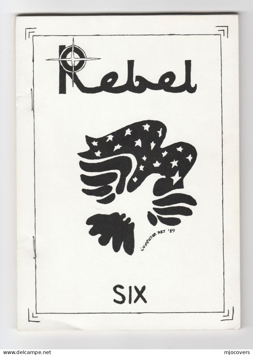 BLAKE'S SEVEN  Fanzine REBEL 6,  1989 Blakes 7 - Sciencefiction