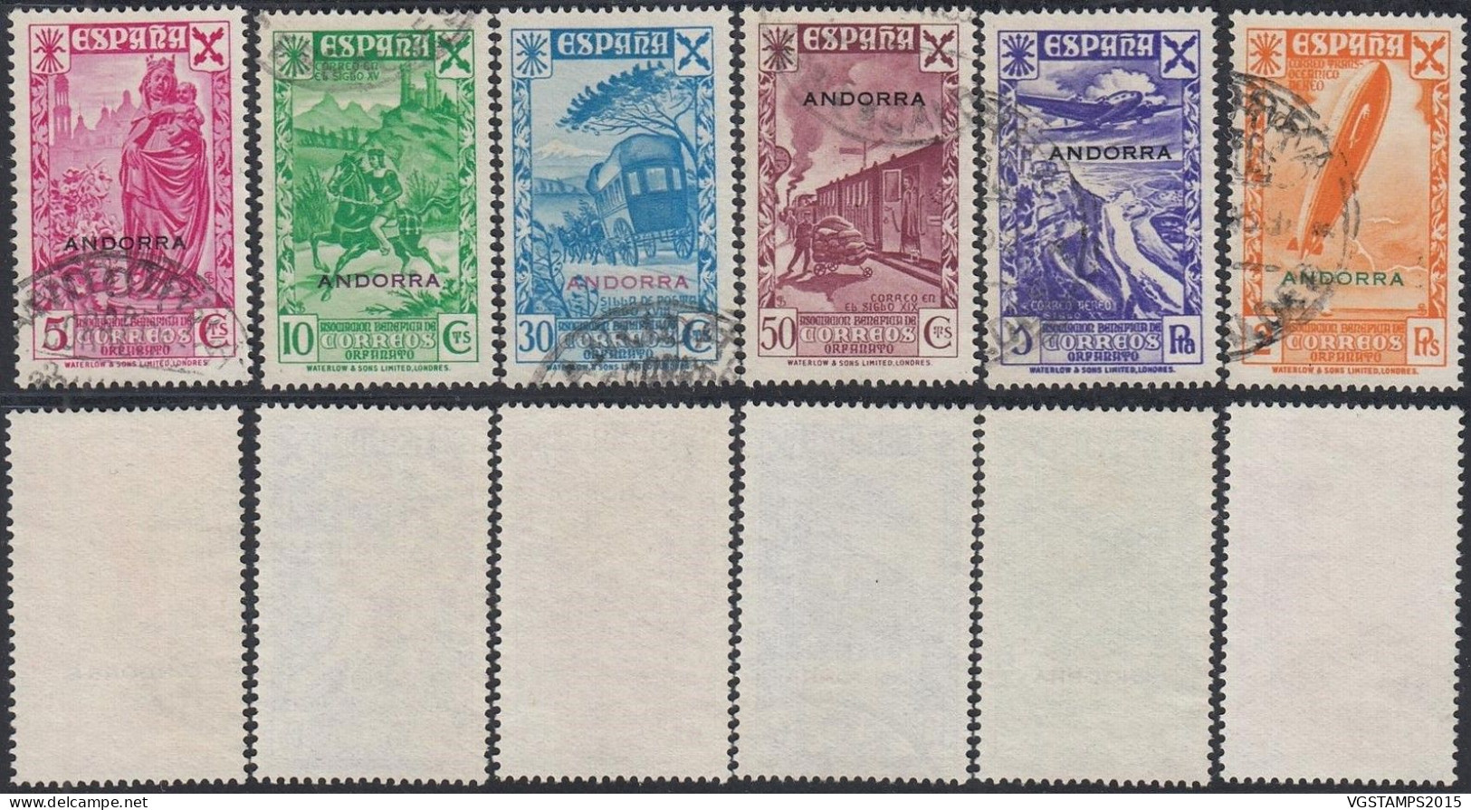 Andorre 1938 - Andorre Espagnole - Bienfaisance 1/6. (Pas Commun) .............. (EB) AR-01628 - Gebruikt