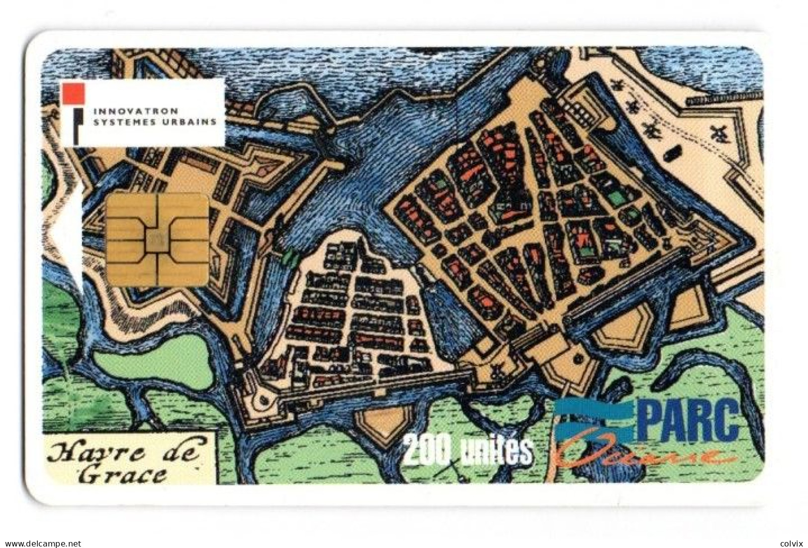 PIAF LE HAVRE - Ref PASSION PIAF 76000-5 200U Date 10/95 - PIAF Parking Cards