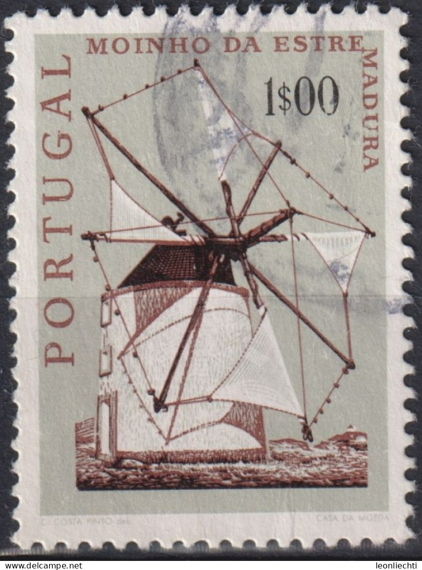 1971 Portugal ° Mi:PT 1123, Sn:PT 1090, Yt:PT 1103, Estremadura Windmill - Gebraucht