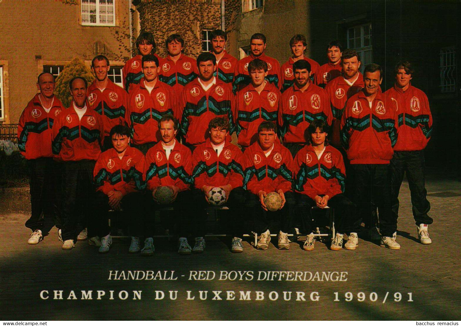 DIFFERDANGE - Handball- RED BOYS DIFFERDANGE - Champion Du Luxembourg 1990/1991 - Differdingen