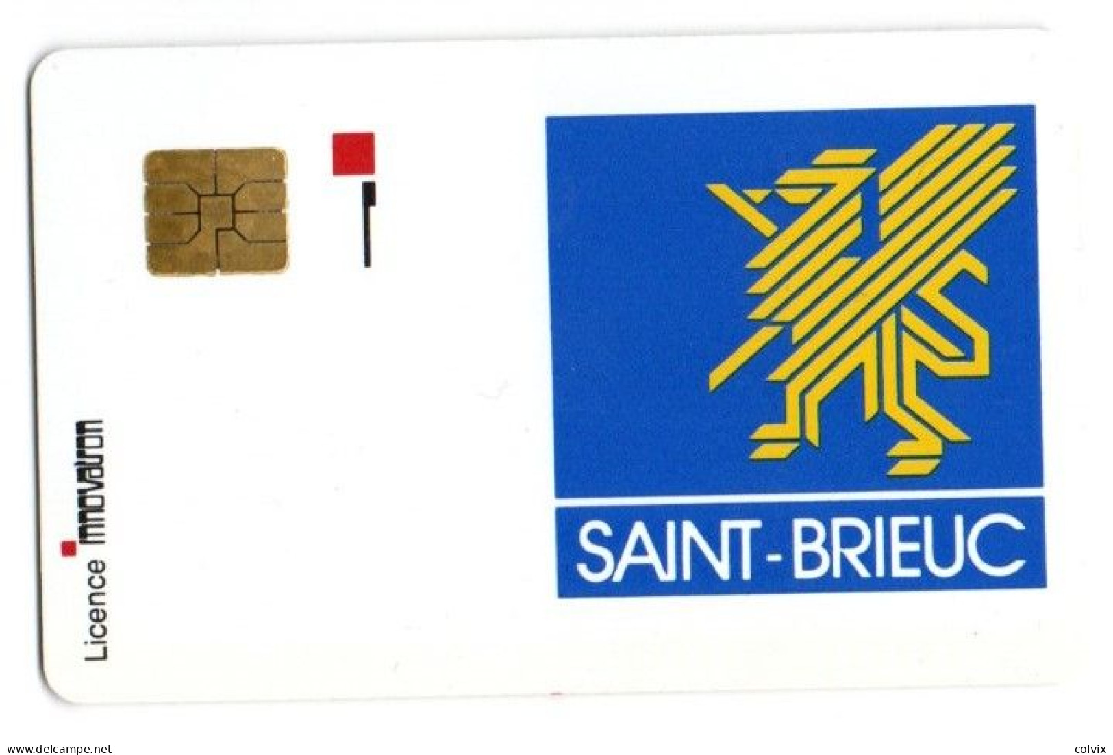 PIAF SAINT BRIEUC -ref PIAF 22000-3 SO3/AFNOR VERSO BLANC RARE Tirage 300ex - PIAF Parking Cards