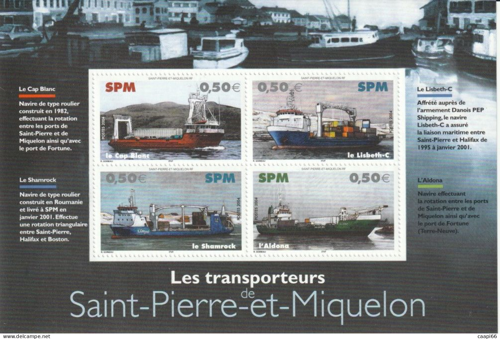 Saint Pierre Et Miquelon - YT Bloc N° 10 - Neuf  - 2004 - Blokken & Velletjes