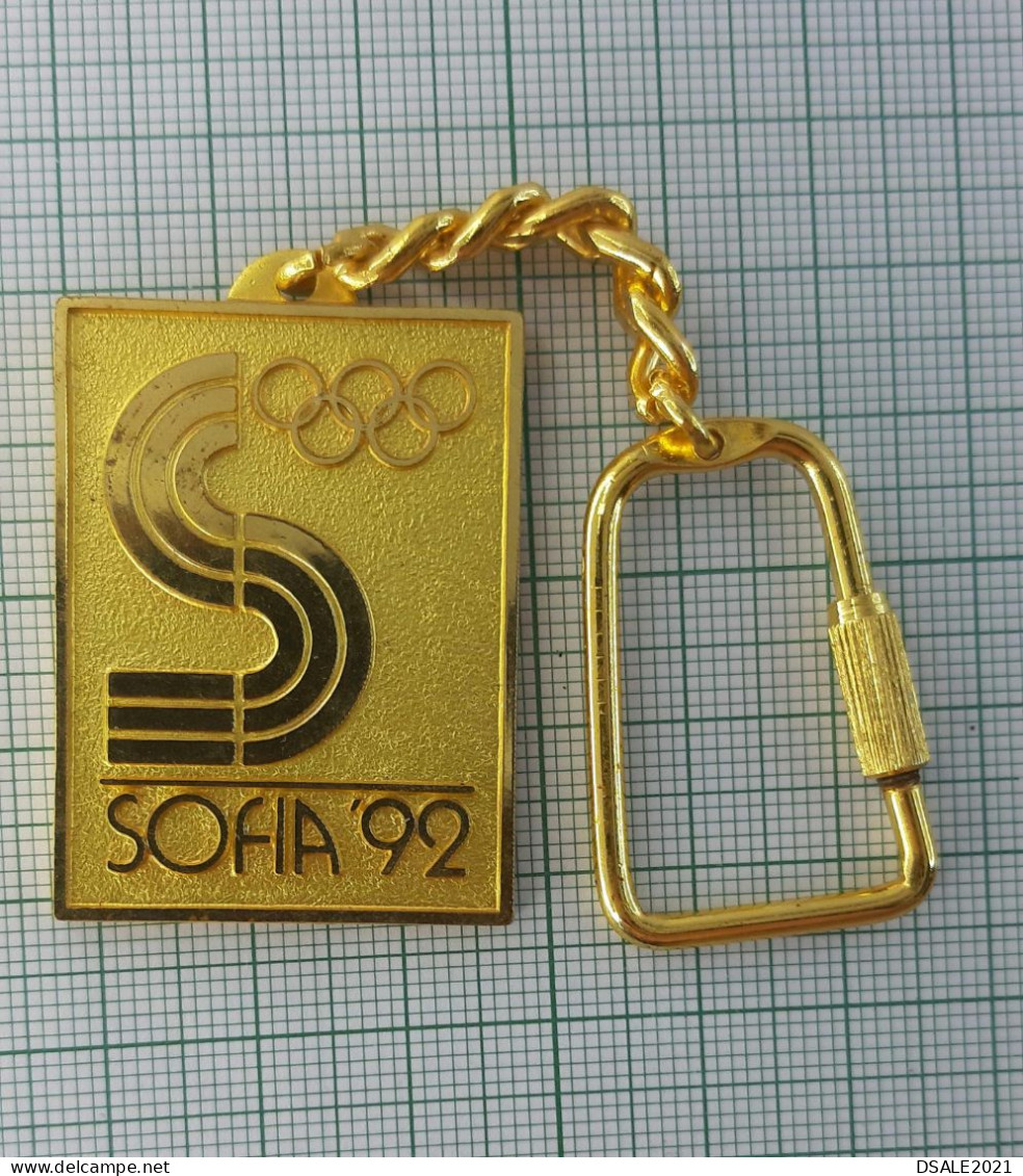 Bulgarije Bulgarie Bulgarien Bulgaria 1992 SOFIA 16th Winter Olympic Games Candidate Keychain Keyring (ds1177) - Apparel, Souvenirs & Other