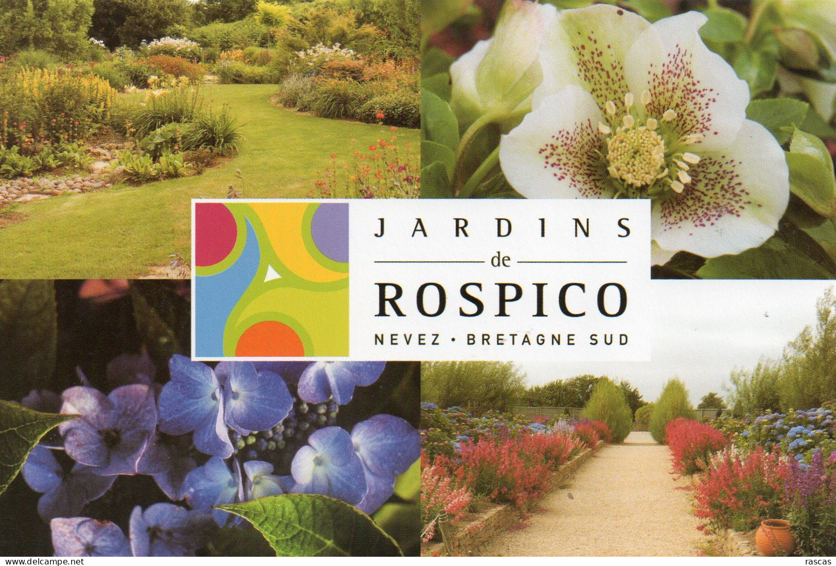 CPM - E - FINISTERE - NEVEZ - LES JARDINS DE ROSPICO - MULTIVUES - Névez