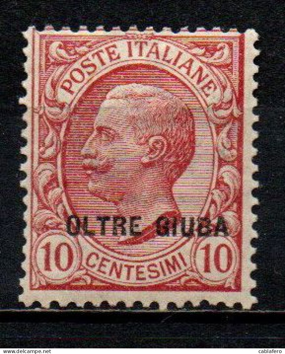 ITALIA - OLTRE GIUBA - 1925 - LEONI DA 10 CENT. - MNH - Oltre Giuba