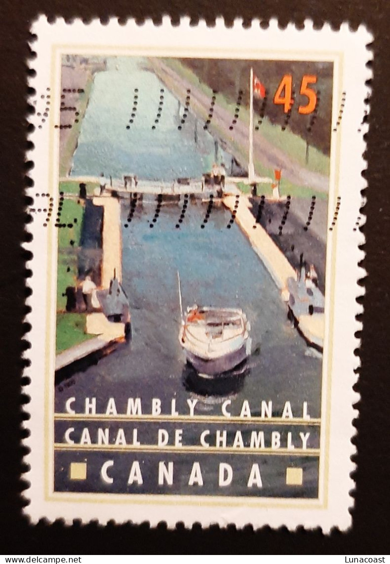 Canada 1998  USED  Sc 1730    45c  Canals, Chambly Canal - Oblitérés