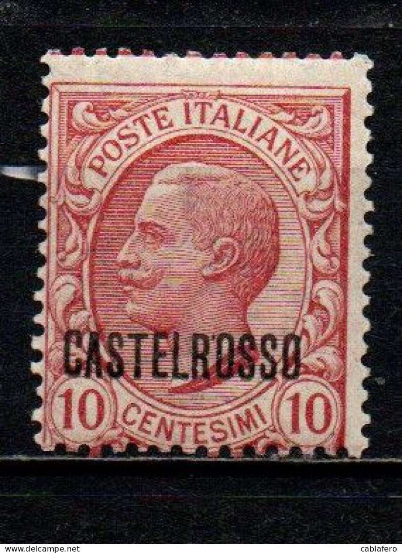 ITALIA - CASTELROSSO - 1922 - LEONI DA 10 CENT. - MNH - Castelrosso