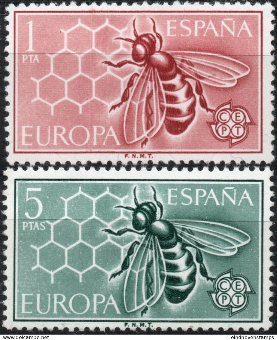 Spain 1962 Cept 2 Values MNH - 1962