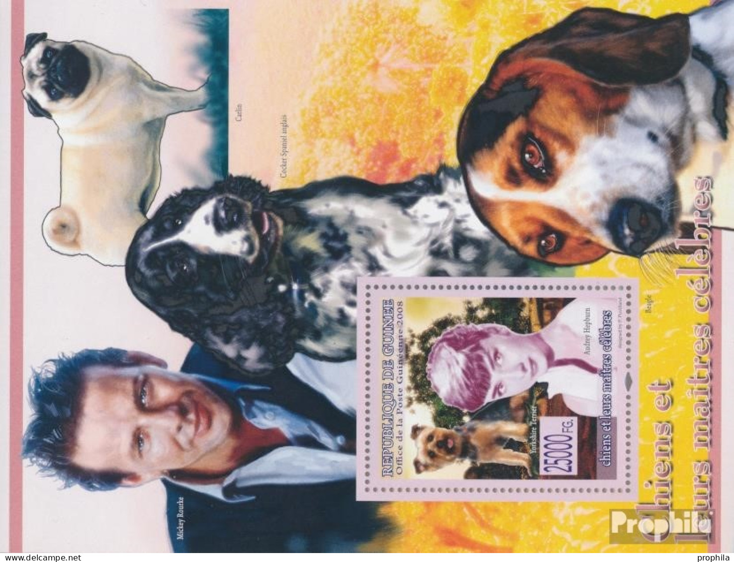 Guinea Block 1541 (kompl. Ausgabe) Postfrisch 2008 Hunde Und Ihre Besitzer - Guinée (1958-...)