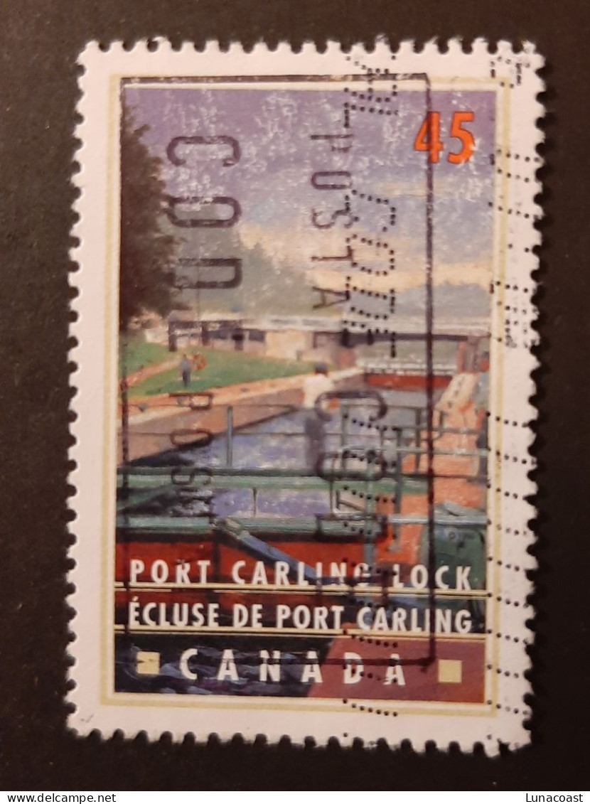 Canada 1998  USED  Sc 1727    45c  Canals, Port Carling Lock - Oblitérés